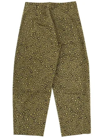 Paul Smith Animal Print Cotton Trousers - Brown