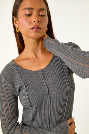 Roman Pointelle Sleeve Jumper
