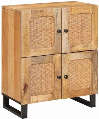 vidaXL Aparador Marr&oacute;n 60 X 33 X 75 Cm Madera De Mango Maciza Vidaxl