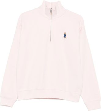 Maison Kitsuné Dressed Fox Half Zip Sweatshirt