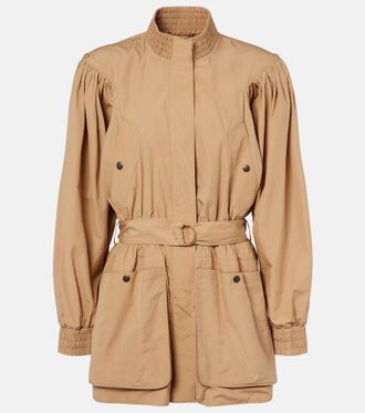 Chlo&eacute; Chlo&eacute; Cotton poplin trench coat