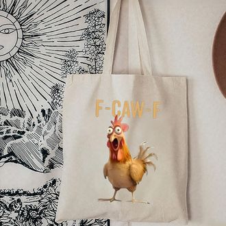 Generic Chicken Canvas Bag,Chick Handbag | Shoulder Shopping Bag - for Travel Beach Work School College Dorm Gym Shopping Grocery Nurse Women Men