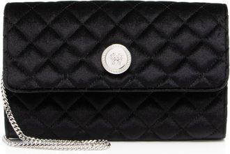 Versace Velvet Quilted Medusa Wallet On Chain