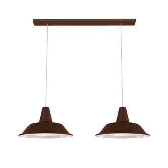 Lumicom Duna L&aacute;mpara De Techo Lineal Corten Hoja