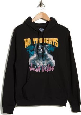 Goodie Two Sleeves No Thoughts Just Vibes Graphic Hoodie in Black at Nordstrom Rack, Size Xx-Large