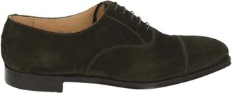 Crockett & Jones Schoenen, Heren, Bruin, 44 EU, Suède, Bruine Suède Business Schoenen