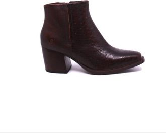 Born Womens Aiken Ankle Boots In Brown Snake