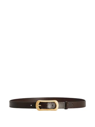 Dolce & Gabbana perforated buckle belt - Marrone