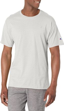 Champion Mens Classic T-Shirt, Everyday Tee for Men, Comfortable Soft Mens T-Shirt (Reg. Or Big & Tall), Oxford Gray, 4XL Big