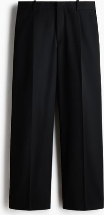 H&M Elegante Hose in Loose Fit - Schwarz