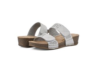 White Mountain Ferula Womens Sandals White/Leather : 8.5 M