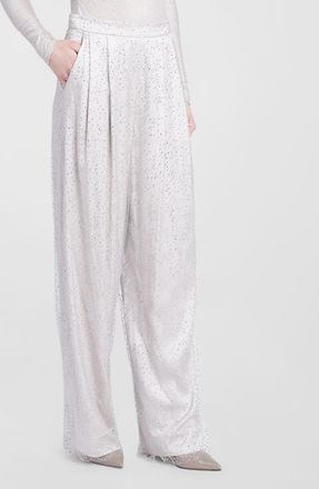 Giorgio Armani Satin Beaded Pants