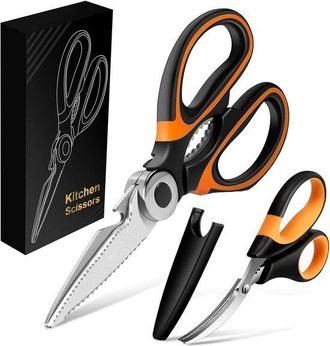 OEM Forbici Da Carne - Forbici Da Cucina - Set Di 2 Forbici Per Uso Domestico, Set Di Forbici Affilate In Acciaio Inossidabile - Forbici Per Pollame Da 21