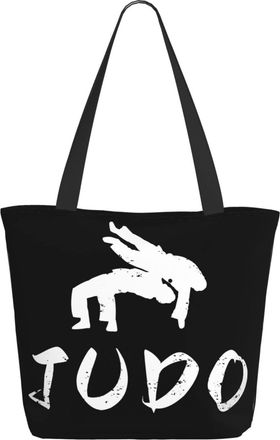 AOOEDM Judo Is Life Ladies Shopping Bag 13x11x7in.The Perfect ValentineS Day Gift.It Is The Best ValentineS Day Gift For Mom, Daughter, Wife,Etc