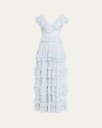 Sea New York Sharleen Lace Maxi Dress
