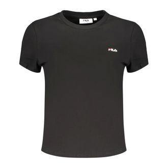 Fila T-Shirts, female, Black, Size: XL Trivero Slim T-shirt