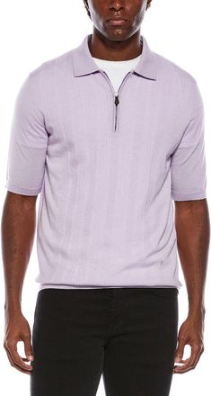 Isaia Wool, Silk, & Cashmere-Blend Polo Shirt