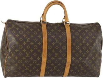 Louis Vuitton Pre-owned Weekend Bags, female, Brown, Size: ONE SIZE Pre-owned Weekend Bag