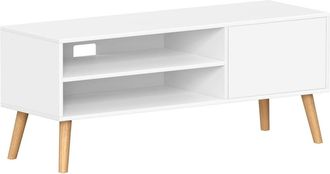 Vasagle Mueble de tv para 55 pulgadas de color blanco