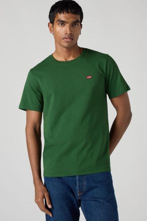 Levi's Short Sleeve Classic Housemark T Shirt - Men - L - Green / Greener Pastures