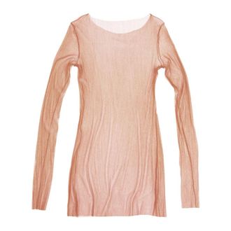 Cortana T de Tul Top - Dames - Longsleeves - Bruin - XS - Nylon - Tops