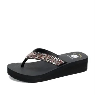 Yellow Box Womens Lesia Sandal In Purple Multi