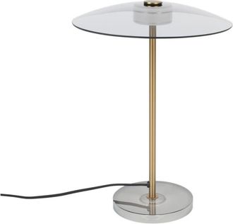 Zuiver Lámpara de mesa de vidrio dorado
