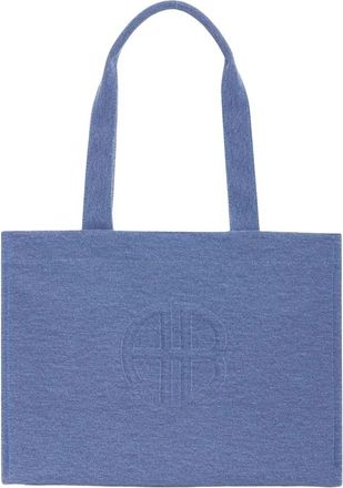 Anine Bing Tote Bags - Dames - Shoppers - Blauw - ONE Size - Denim - Tassen