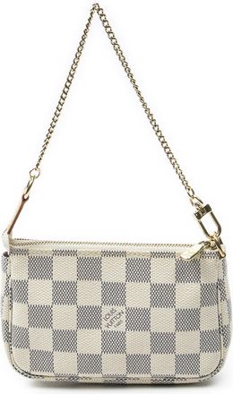 Louis Vuitton Pre-owned Womens Mini Pochette Accessoires Pouch - Ivory - One Size
