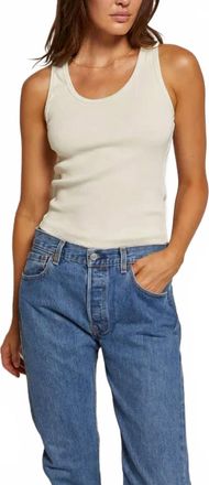 perfectwhitetee Debbie Tank Top In Sugar