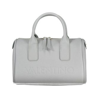 Mario Valentino Tassen, Dames, Grijs, ONE Size, Azzurro Polyurethane Handbag