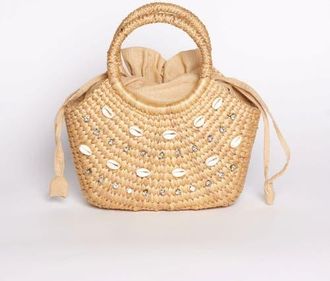 Hat Attack Janie Shell Bag in Natural at Nordstrom