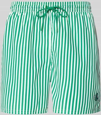 Calvin Klein Underwear Regular Fit Shorts mit Logo-Print in Gruen, Gr&ouml;&szlig;e XXL