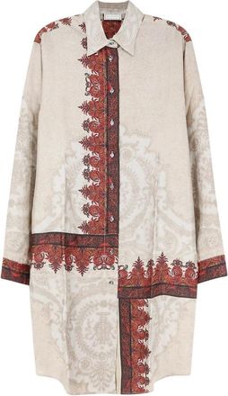 Pierre-Louis Mascia Aloe Shirt Dress - Dames - Shirt Kleedjes - Beige - S - Kleedjes