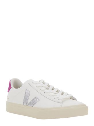 Veja Unisex Sneakers Campo White Leather Organic Traced Trainers