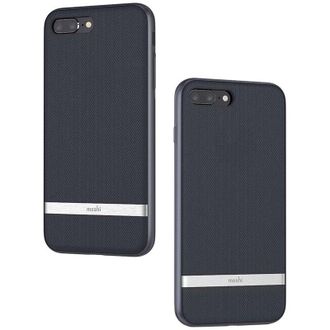 Moshi Vesta Para Iphone 8/7 Plus - Funda Textil - Azul Bahama