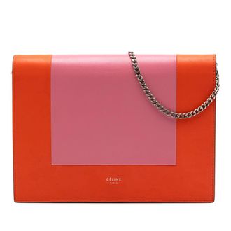 Celine Pre-owned Celine Leather Frame Wallet on Chain Ladies 0WPBJUEBXEKODVJP