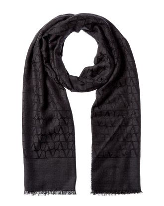 Valentino Silk & Wool-Blend Stole