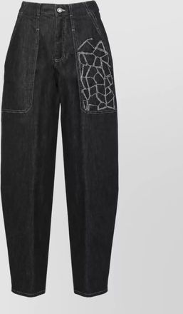 PANICALE straight-leg denim jeans