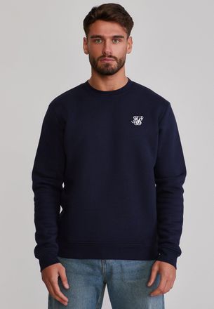 Siksilk Mens Navy Essentials Sweater XXL