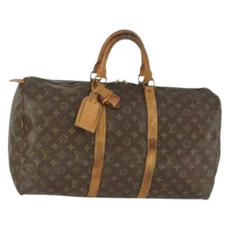 Louis Vuitton Pre-owned Weekend Bags, female, Brown, Size: ONE SIZE Pre-owned Weekend Bag