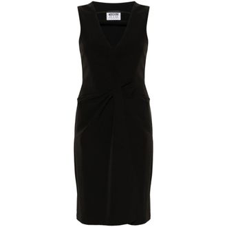 Moschino Korte Jurk - Dames - Korte kleedjes - Zwart - L - Polyester - Kleedjes