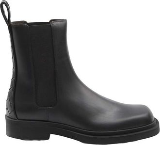 Bottega Veneta Black Ben Leather Boots