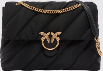 Pinko Borsa Extra Love Bag Puff Pinko in nylon trapuntato