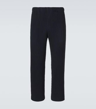 Homme Pliss&eacute; Issey Miyake Homme Pliss&eacute; Issey Miyake Basics pleated straight pants
