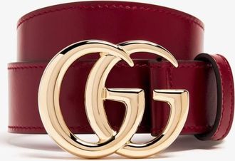 Gucci GG Marmont Buckle Thin Leather Belt, Size 100 cm