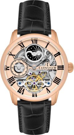 Earnshaw Longitude Rose Gold-tone Dial Mens Watch ES-8006-0E