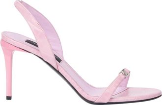 Philipp Plein High Heels Sandalen Hexagon 9 - Dames - Sandalen met hakken - Roze - 35 EU - Leer - Schoenen