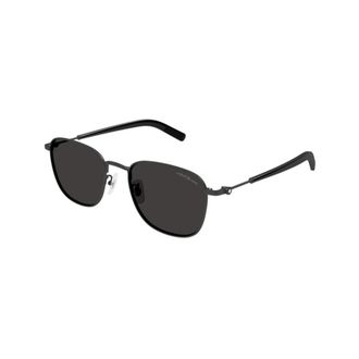Montblanc Sunglasses, unisex, Black, 55 MM, Authentic Glasses with Top-Notch Service