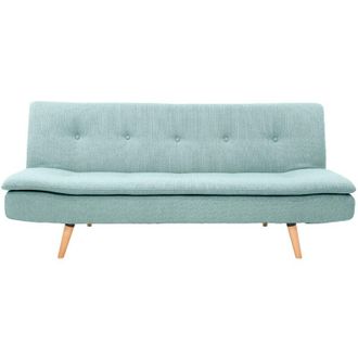 Miliboo Miliboo - Divano convertibile design scandinavo 3 posti blu laguna senso